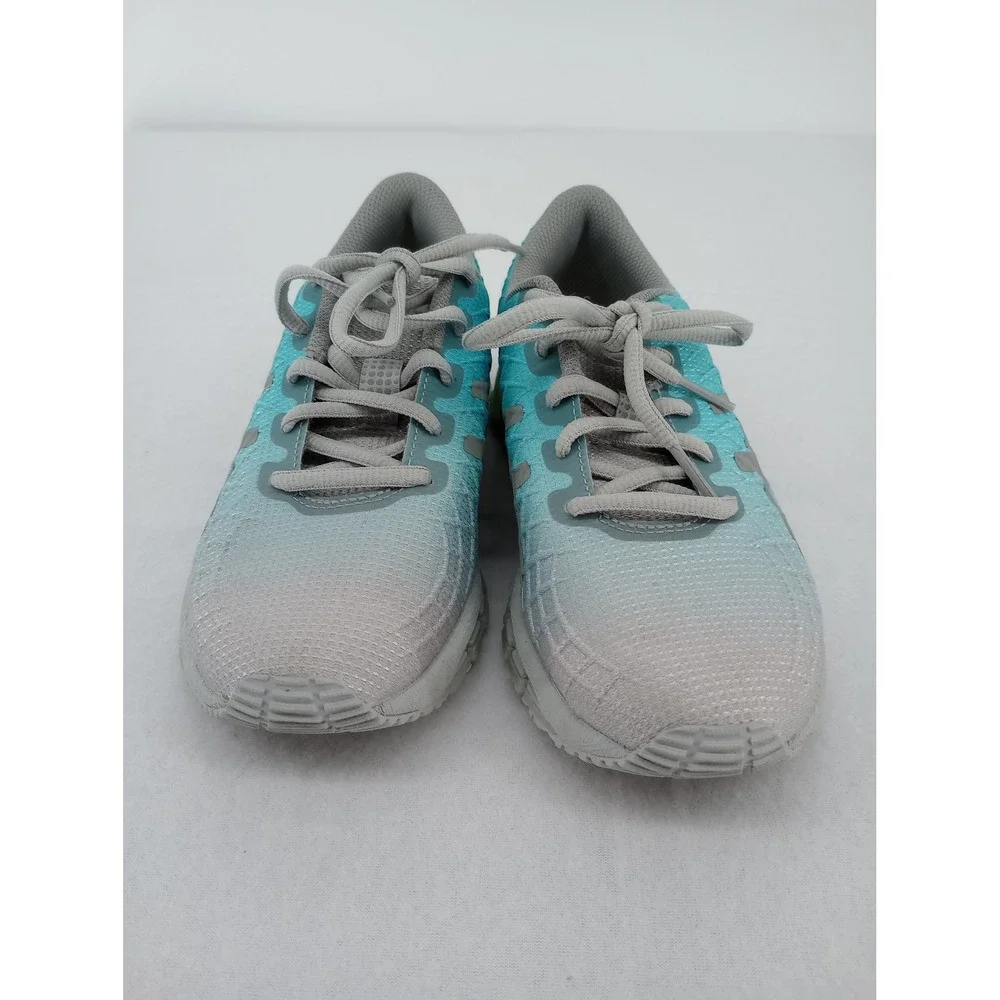 ASICS GEL-Quantum 180 4 Kid's Size 3.5 / Women's 5 Running Shoes Gray Blue